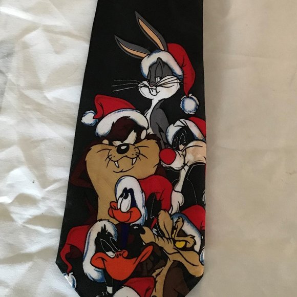 Looney Tune Mania - Looney Tune Christmas Tie - Picture 2 of 2